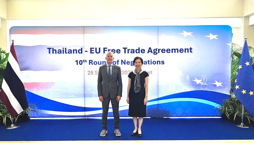 FTA ไทย-EU เข้าใกล้เส้นชัย เร่งเดินหน้าเจรจาเปิดตลาด มุ่งสรุปผลภายในปีนี้